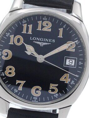 LONGINES Spirit L2.198.4 Date black Dial Quartz Boy's Watch